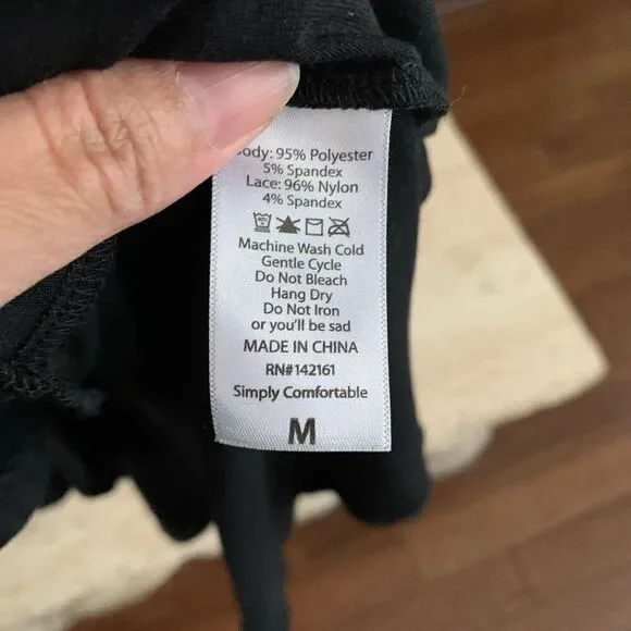 Women’s Lularoe Maureen Dress flared lace sleeve boho festival swing dress - Picture 4 of 8